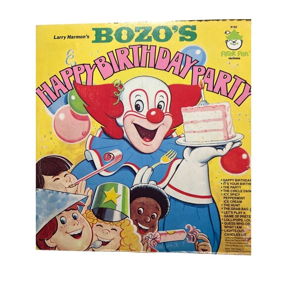 Lot of 3 Vintage Bozo Vinyl Record LP Happy Birthday Party The Farm Rocket Ship - Picture 2 of 5